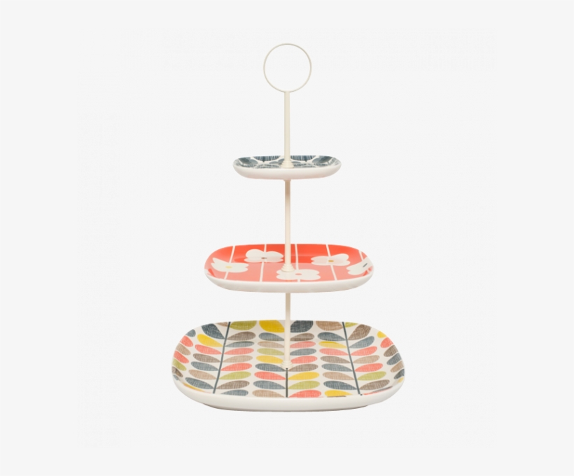 Orla Kiely Atomic Flower Bone China Cake Stand SECONDS