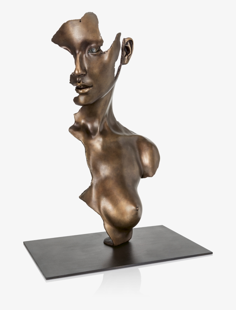 Fragmented Girl - Contemporary Art Sculpture Png, transparent png #5637232