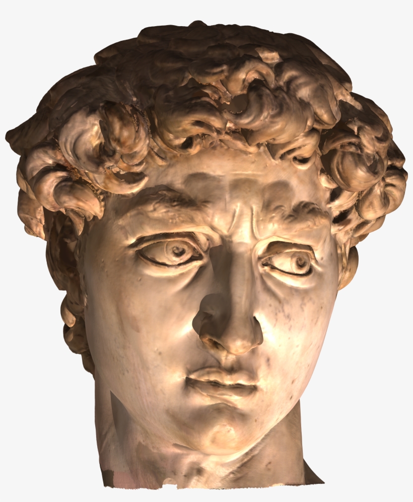 David Head L2-rgba - Statue, transparent png #5637524
