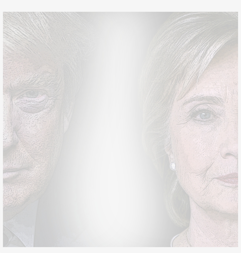 2016 Trump Hillary - Girl, transparent png #5637592