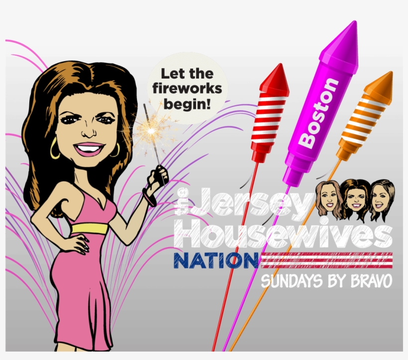 'real Housewives Of New Jersey' Fourth Of July Snapchat - The Real Housewives Of New Jersey, transparent png #5637984