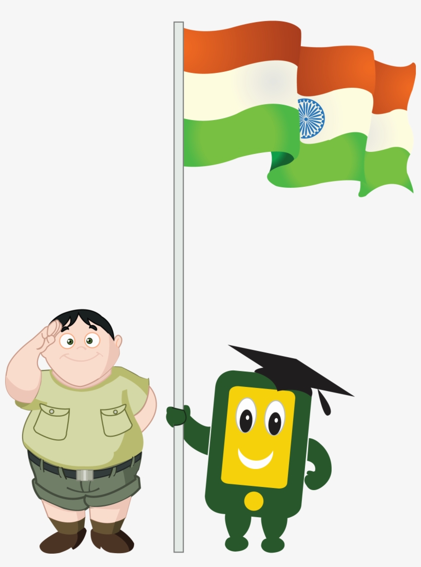 Independence Day Is A Day When People In India Pay - Png Indian Flag Independence Day, transparent png #5637985