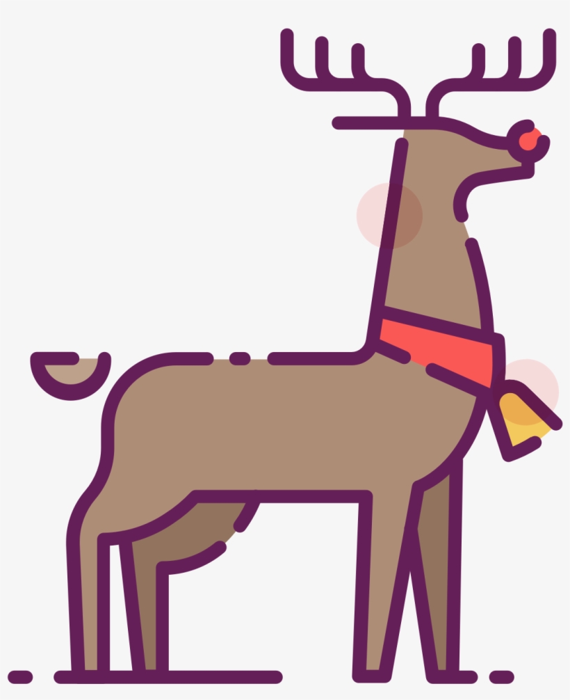 Png Svg - Reindeer, transparent png #5638039