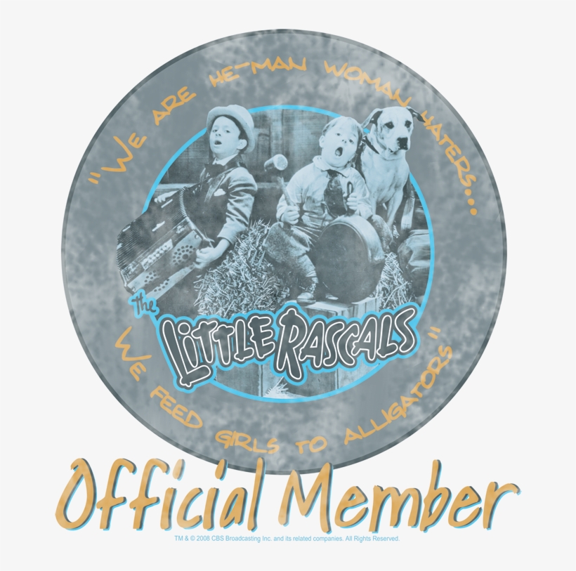 Little Rascals He Man Woman Haters Men's V Neck T Shirt - Print: Movie Star News' Our Gang Group Picture In Classic,, transparent png #5638702