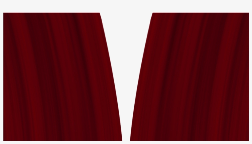 Curtain Red Silk Angle - Theater Curtain, transparent png #5639926