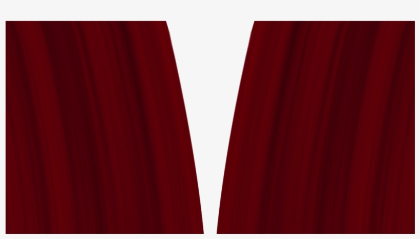 Curtain Red Silk Angle - Theater Curtain, transparent png #5639926