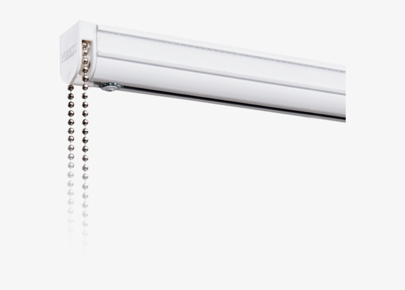 Elegantly Shaped Aluminium Profile With Integrated - Fluorescent Lamp, transparent png #5640451