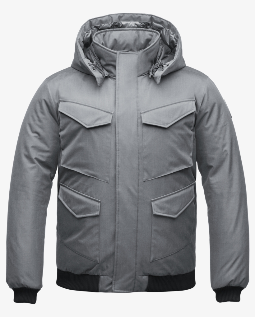 Ash Mens Multi-pocket Bomber - Nobis Ash, transparent png #5640865