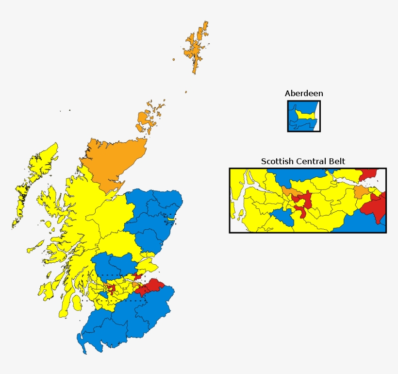 Scottish Westminster Constituencies From - Scotland General Election 2017, transparent png #5641473