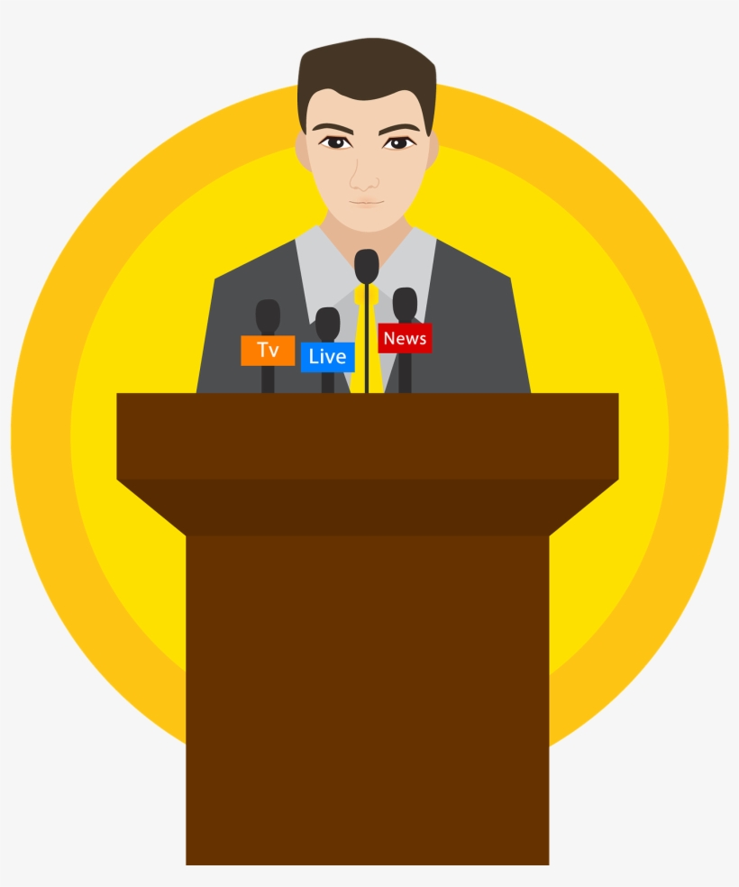 All - Dibujos De Una Rueda De Prensa, transparent png #5642439