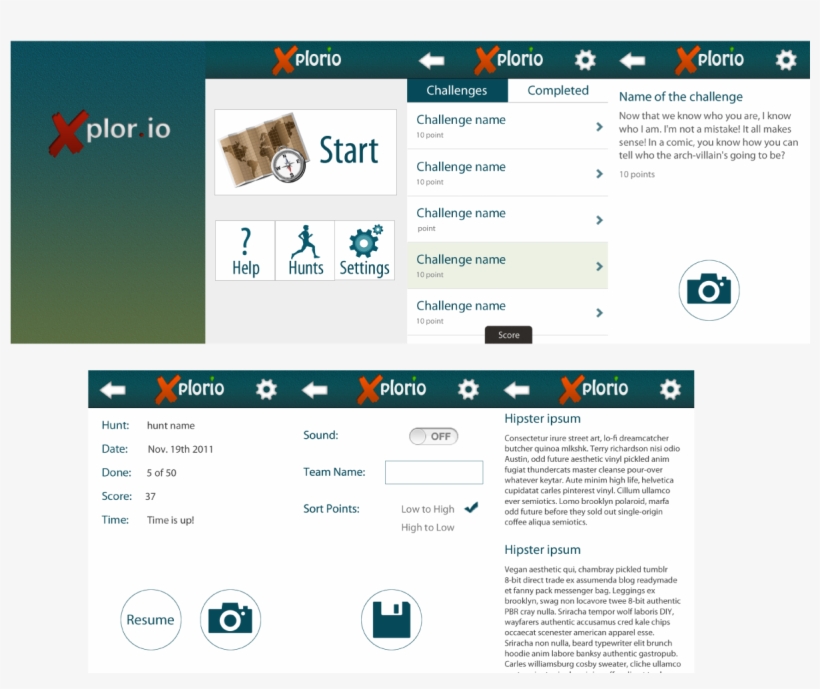 Playful, Modern, Store Web Design For Xplorio In United - Web Page, transparent png #5642720