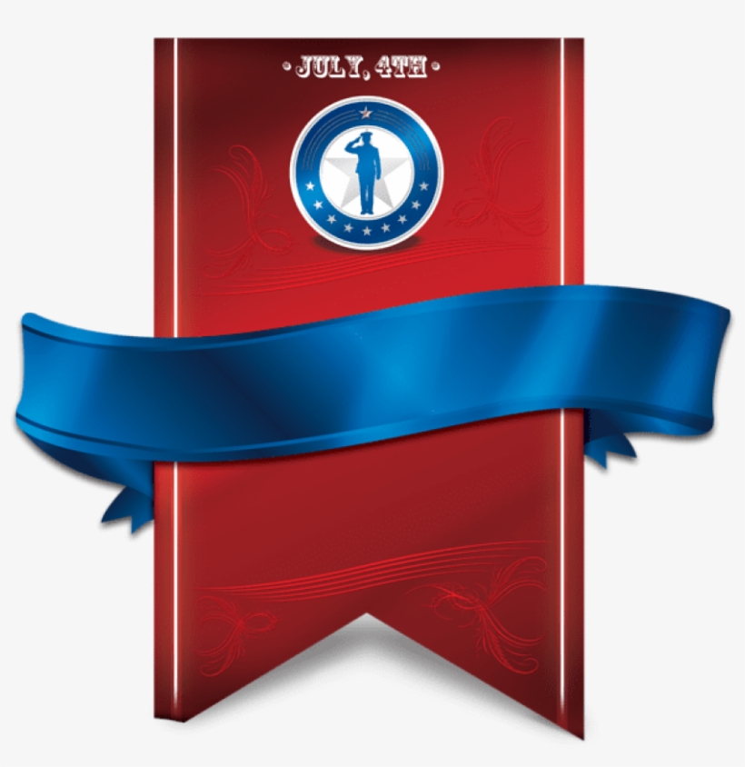 4th July Banner Transparent Png - Clip Art, transparent png #5643659