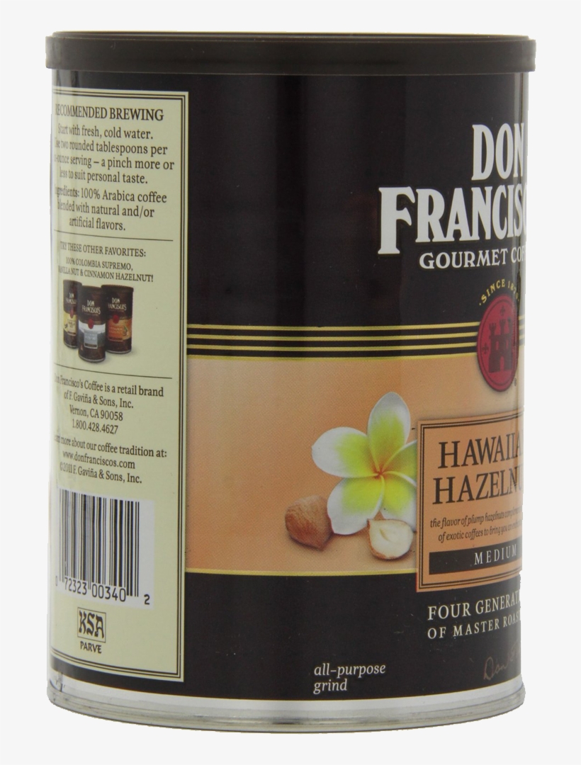 Image Product 20 - Don Francisco Hawaiian Hazelnut Coffee, 12 Ounce, transparent png #5643797