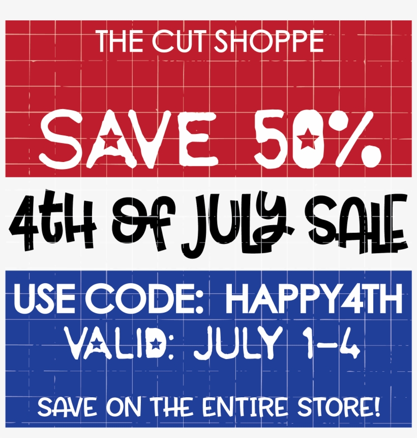 Save 50% Off Of Your Purchase In The Cut Shoppe Etsy, transparent png #5643865