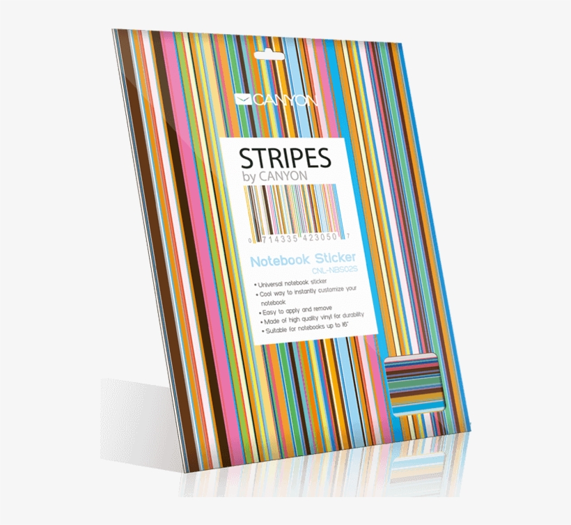 Notebook Sticker Stripes - Laptop, transparent png #5645081