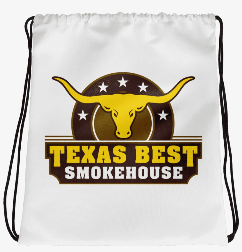 Texas Best Smokehouse Drawstring Bag - Stripes Shaved For Battle, transparent png #5645773