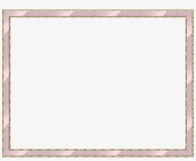 Frame, Outline, Picture Frame, Pink, Gold - Design - Free Transparent ...
