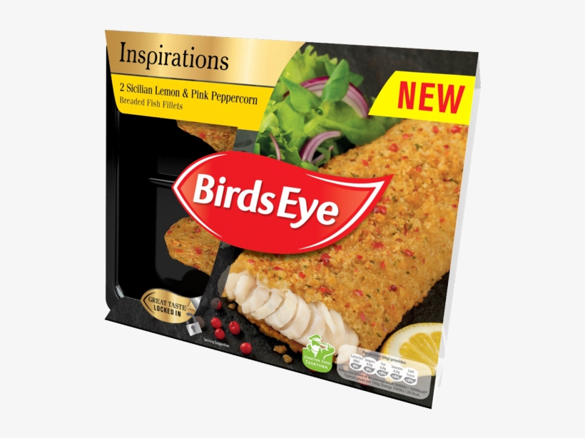 News & Events / Birds Eye Inspirations Lemon & Pink - Birds Eye Inspirations 2 Breaded Fish Fillets, transparent png #5646797