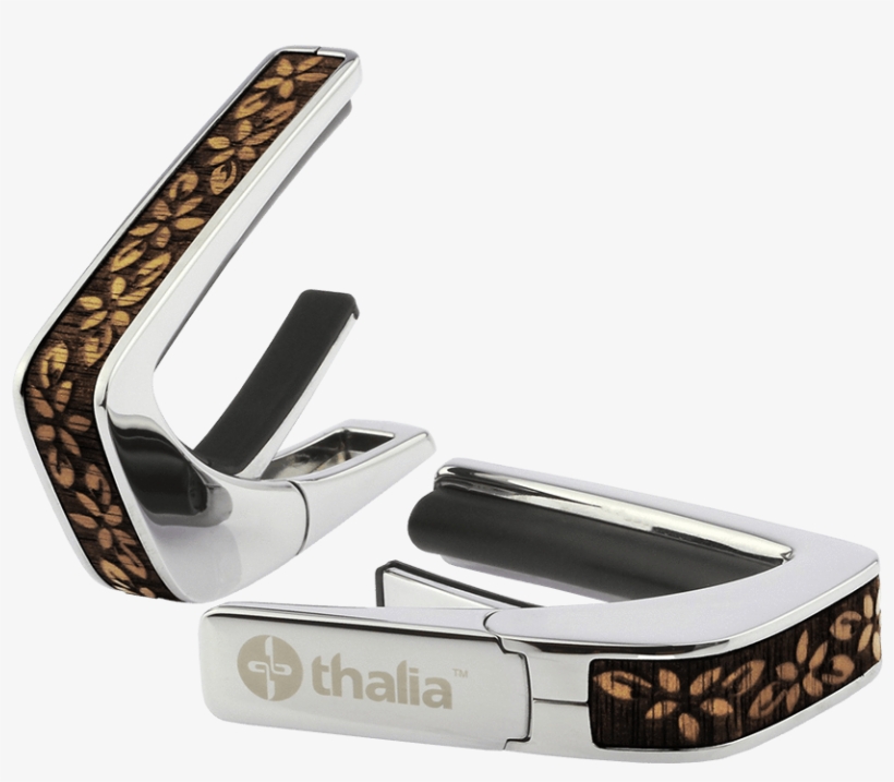 Thalia 200 Hawaiian Koa Plumeria Lei Engraved Capo, transparent png #5646863