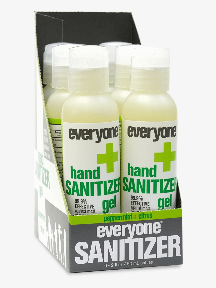Hand Sanitizer Gel 6 Pack Peppermint Citrus - Eo Products - Everyone Hand Sanitizer Gel Coconut +, transparent png #5647355