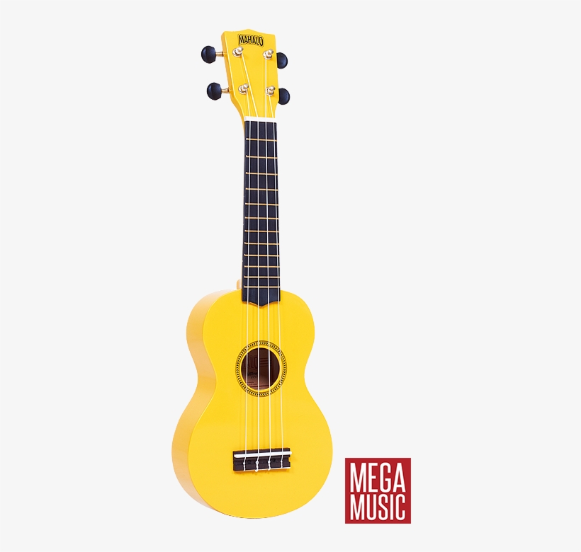 Mahalo M1 Rainbow Series Soprano Ukulele - Yellow Ukulele, transparent png #5647421