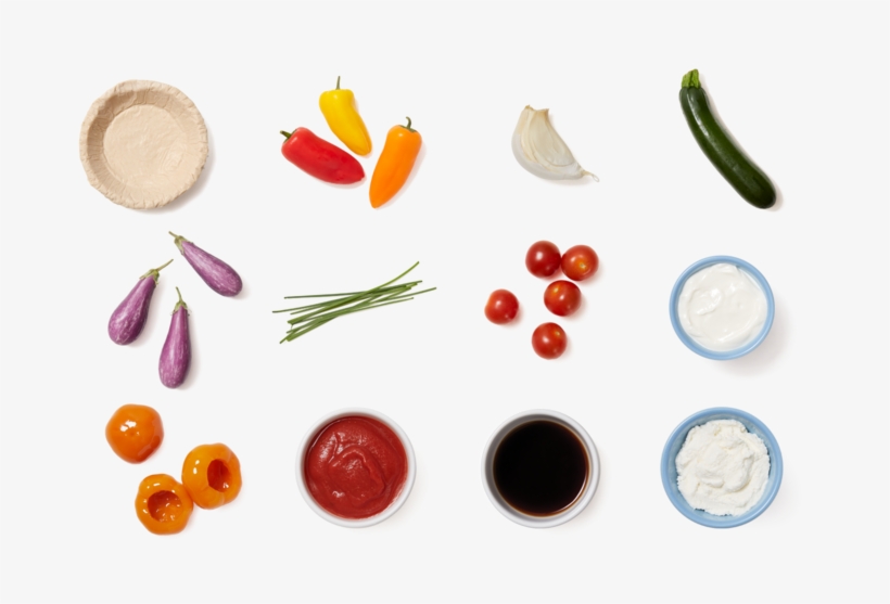 Ratatouille Tarts With Marinated Summer Squash - Summer Squash, transparent png #5648089