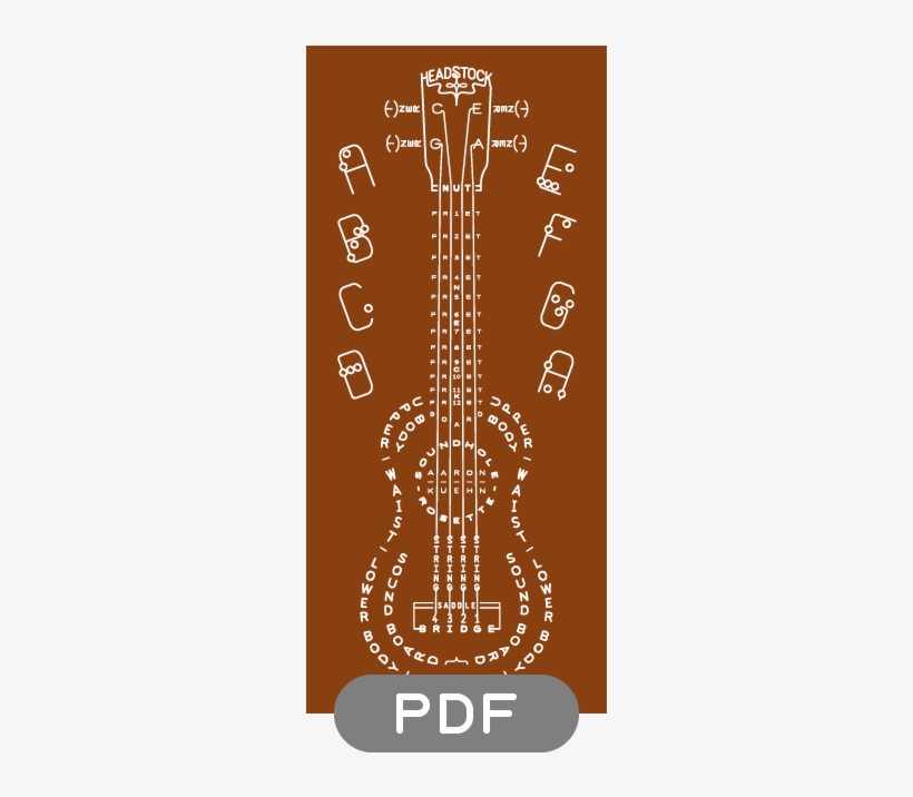 Image Of Ukulele Typogram - Ukulele, transparent png #5648366