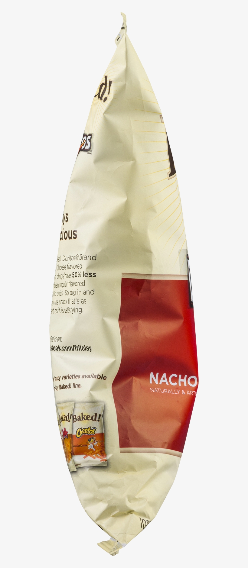 Doritos Nacho Cheese Tortilla Chips 8 Oz - Baked! Doritos Nacho Cheese Tortilla Chips - 8 Oz Bag, transparent png #5649250