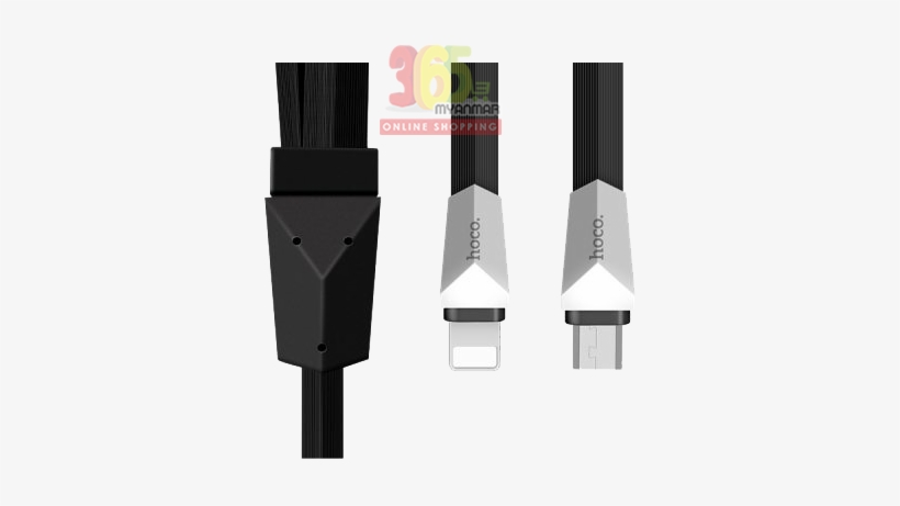 Hoco X4 One Pull Two Zinc Alloy Rhombus Charging Cable, transparent png #5649526