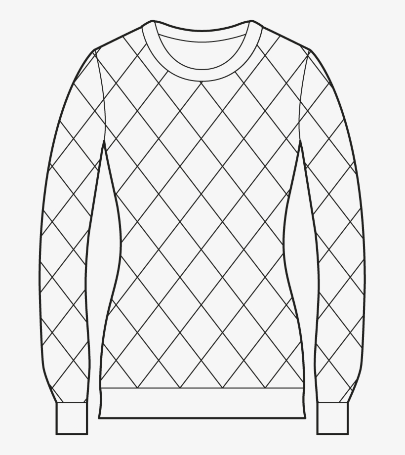 Women's Knitwear - Rhombus - Woman, transparent png #5649722