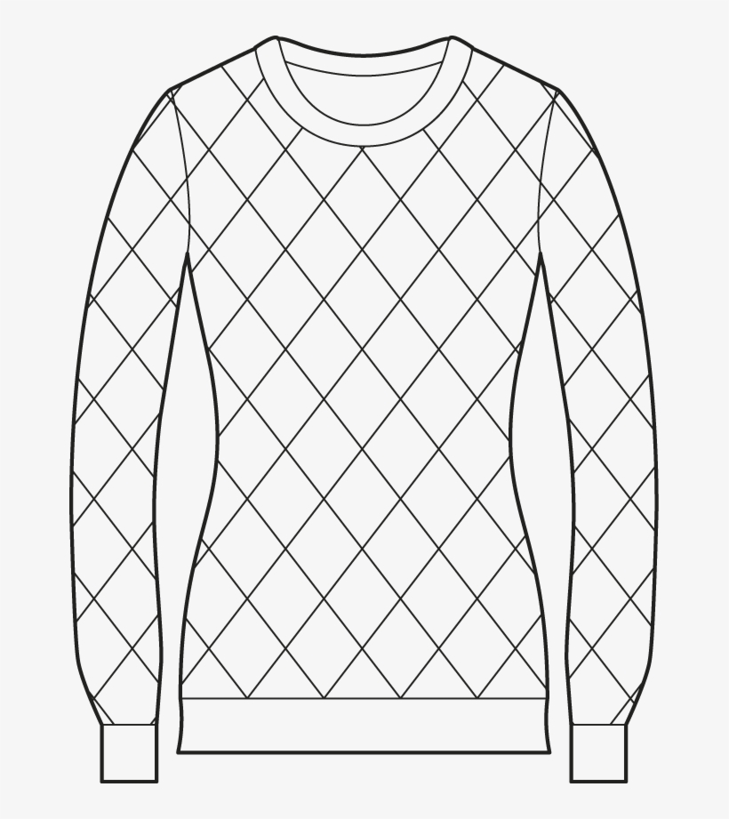 Women's Knitwear - Rhombus - Woman, transparent png #5649722