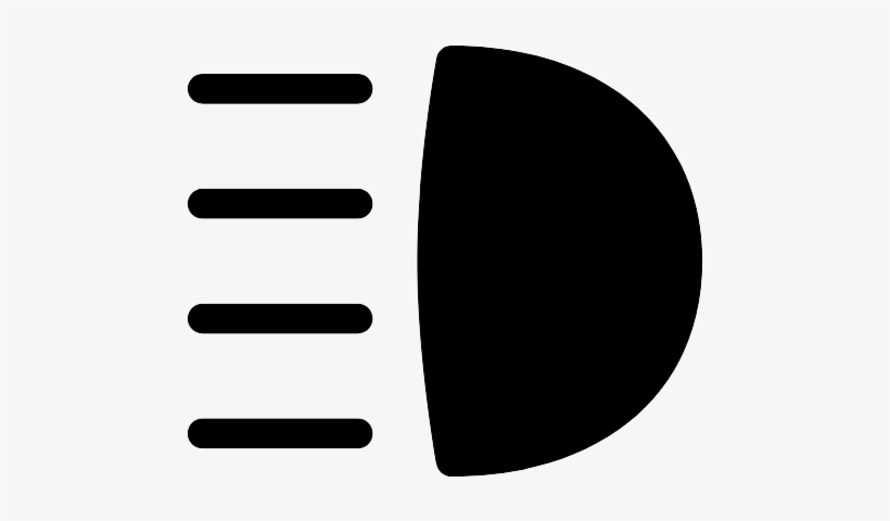 Headlights - Headlamp, transparent png #5651471