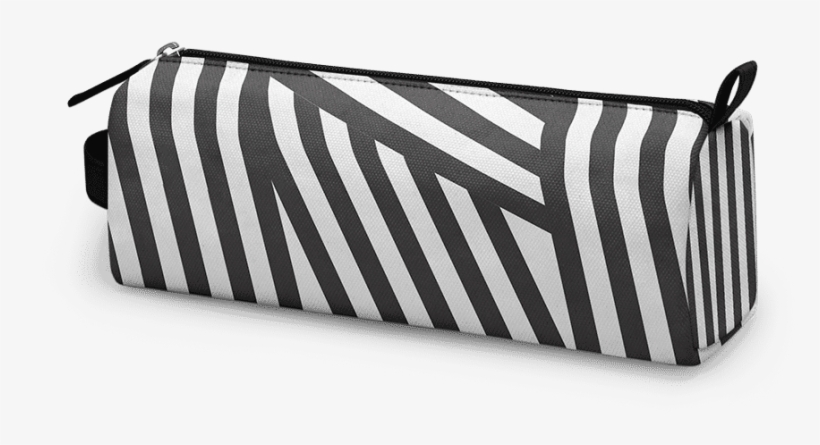Dailyobjects Black Stripes Elemental Pouch Buy Online - Handbag, transparent png #5652951