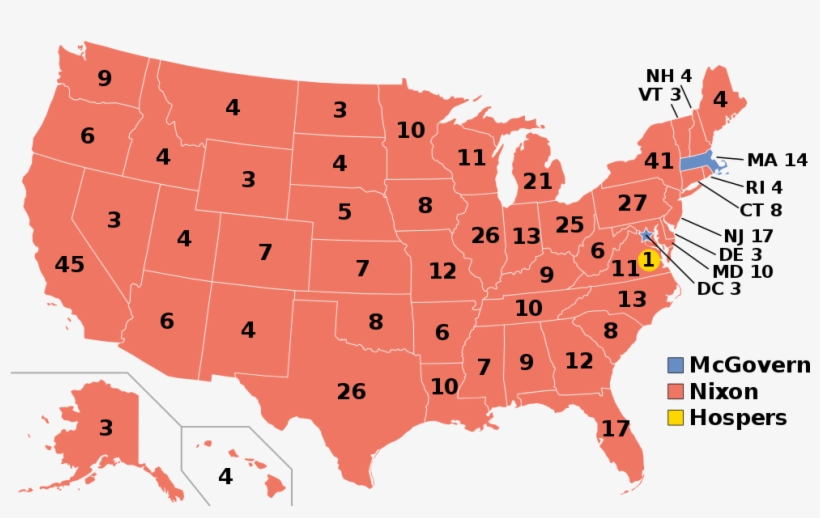 Open - 1972 Presidential Election, transparent png #5653576