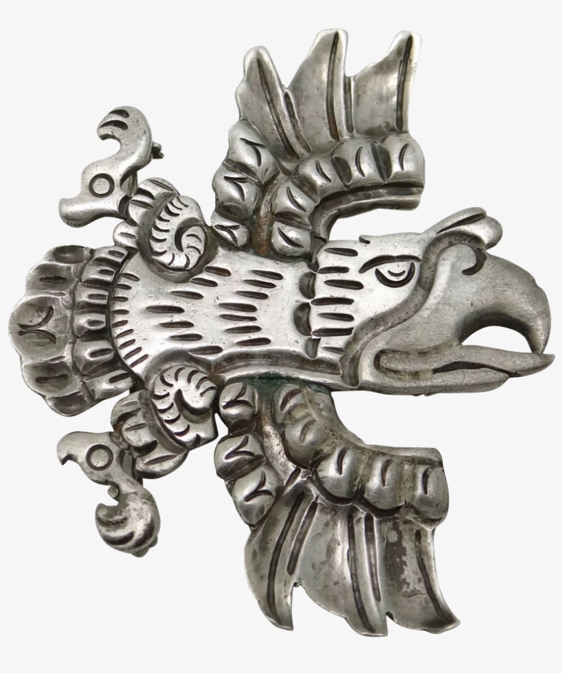 1940's William Spratling Silver Taxco Mexican Eagle - Statue, transparent png #5654119