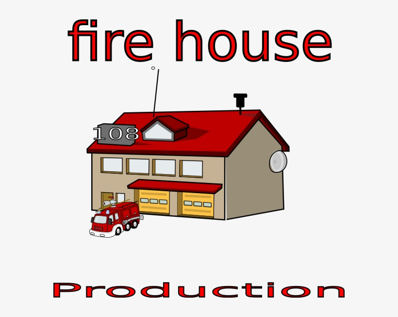 Clipart Freeuse Stock Fire Station Building Clipart - Clip Art Fire Station, transparent png #5655597