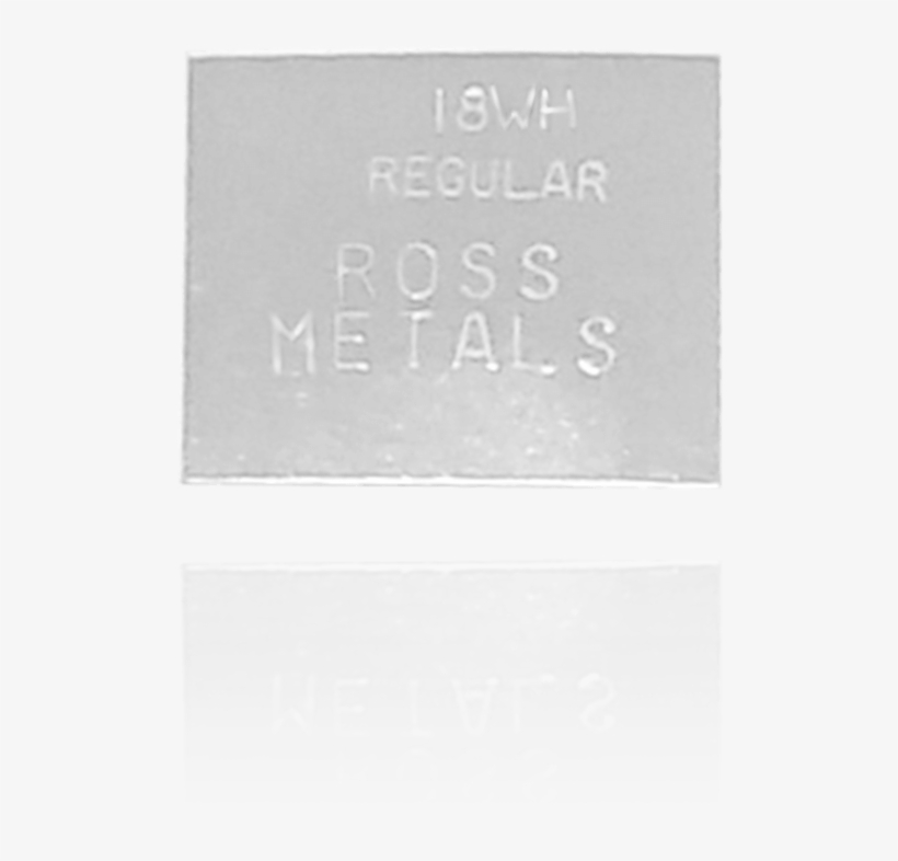 18k White Gold Plate Solder - Memorial, transparent png #5656070
