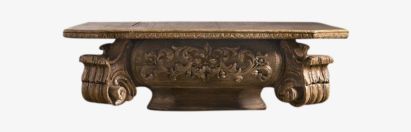 Restoration Hardware Baroque Capital Coffee Table $1,395 - Coffee Table, transparent png #5657921