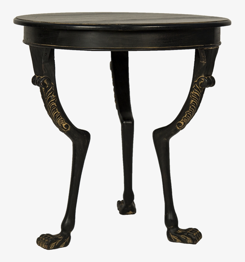 Donatella Carved Side Table, transparent png #5657938