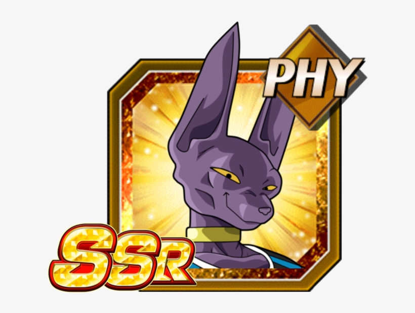 Phy God Beerus Icon - Dokkan Battle Kale Ur, transparent png #5658133