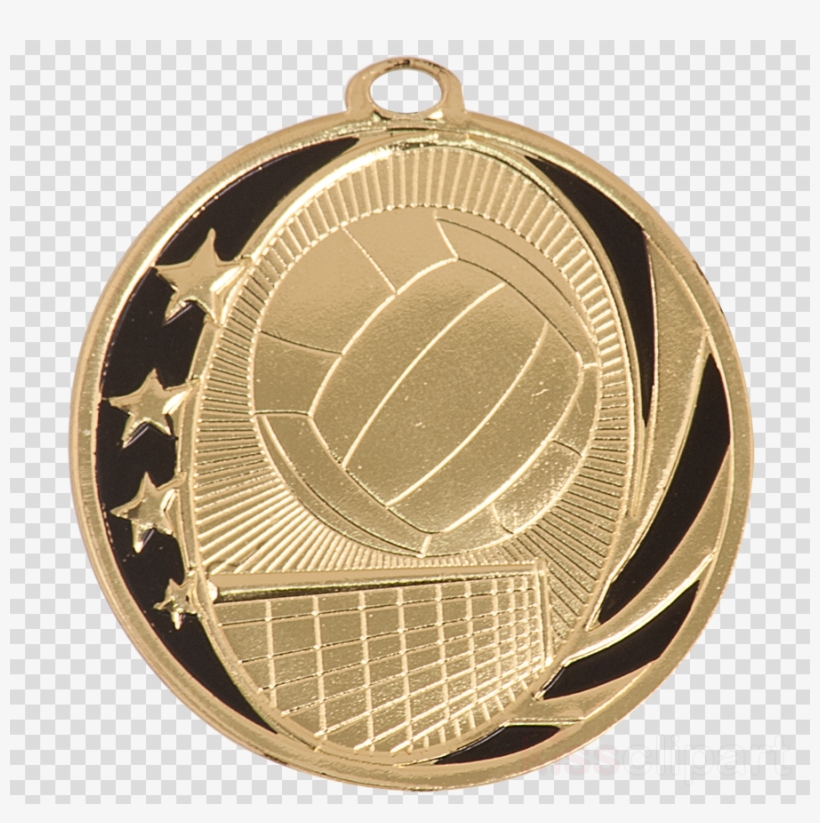 Volleyball Medals Clipart Gold Medal Award - Volleyball Medals, transparent png #5658544