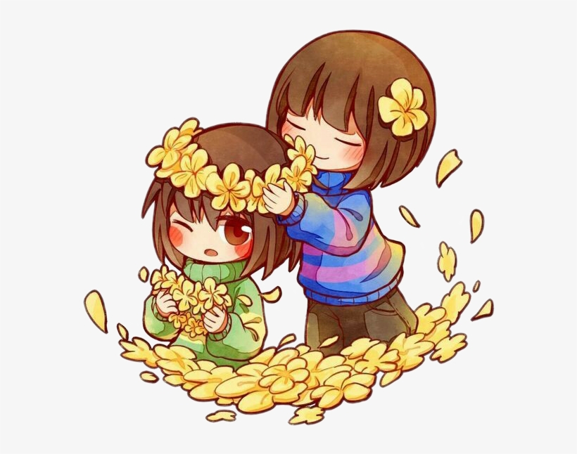 Freetoedit Cute Kawaii Undertale Flower Flowey Frisk Kawaii Undertale Free Transparent Png Download Pngkey