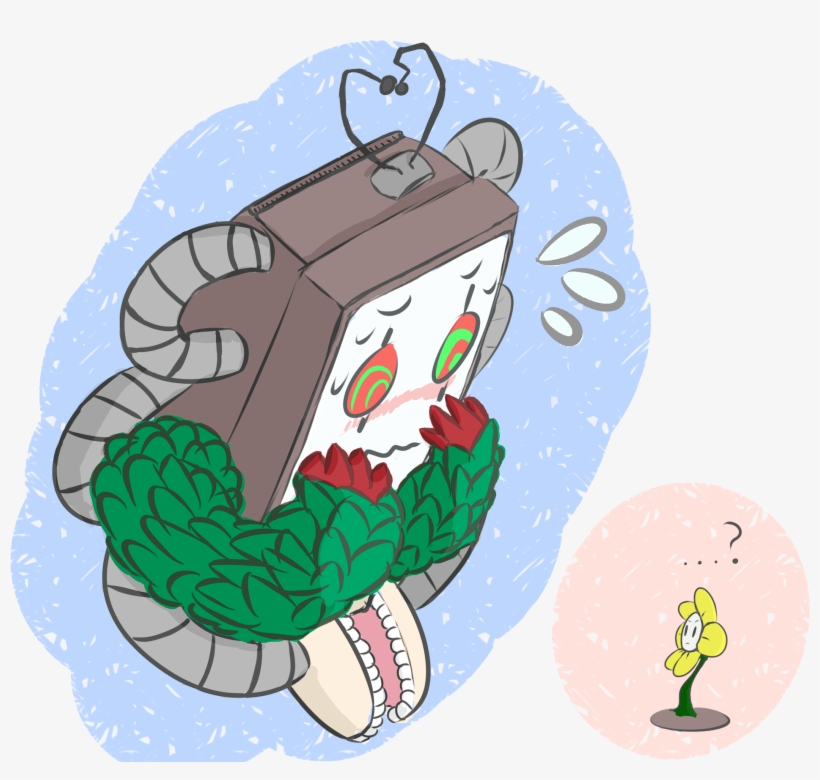 View Samegoogleiqdbsaucenao Omega Meets Flowey 2 , - Asus Rog Zephyrus Gx501, transparent png #5659061