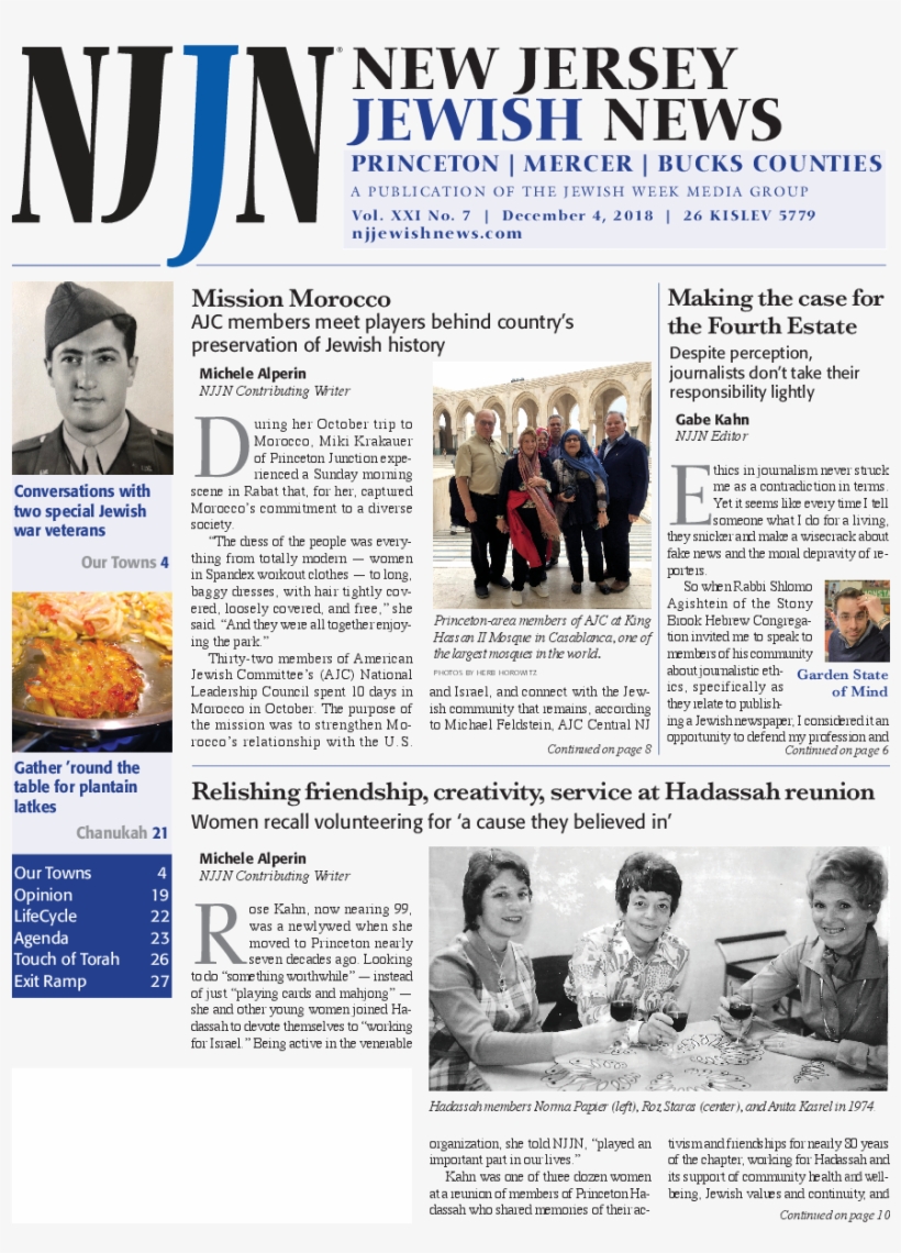 New Jersey Jewish News, transparent png #5659989