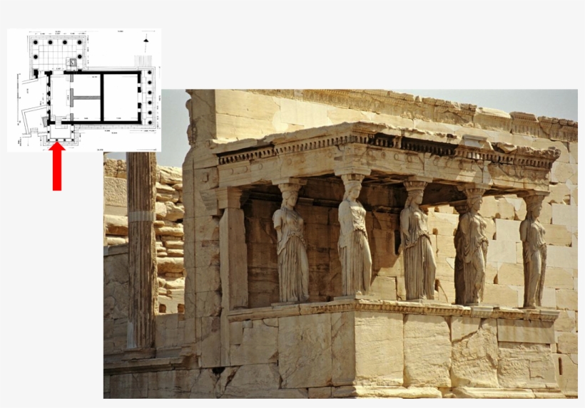 Art History 101 With Barnard At University Of Nebraska - Erechtheum, transparent png #5659990