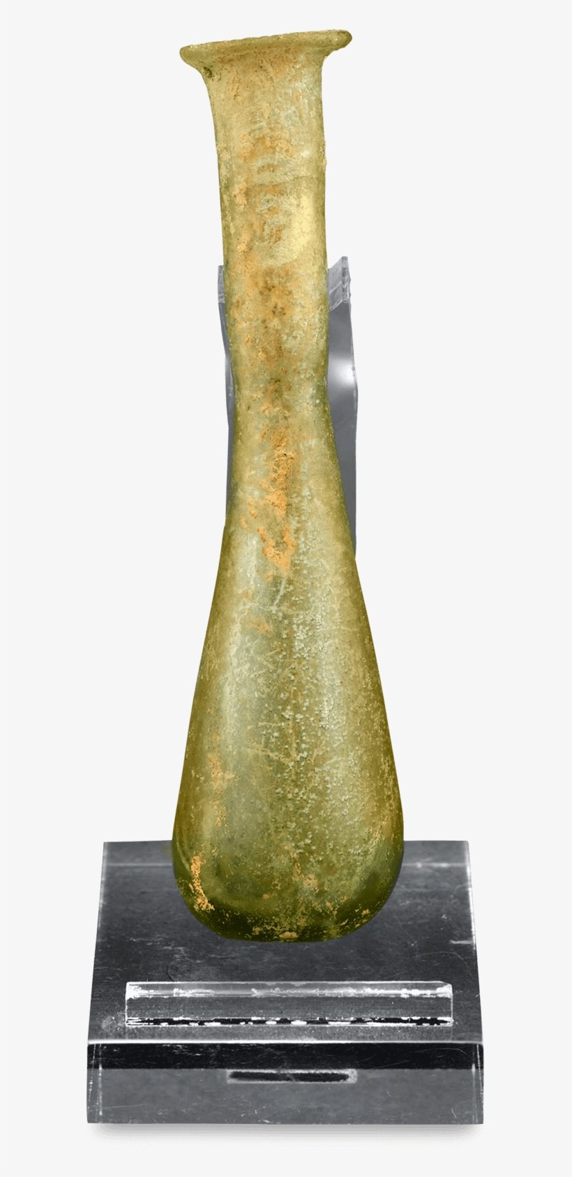 Ancient Roman Glass Alabastron - Roman Glass, transparent png #5659998