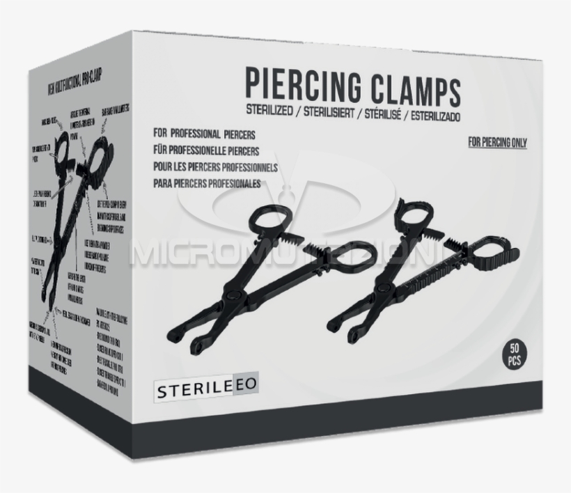 Eo Sterilized Septum Piercing Clamp Pliers, Instruments - Septum Piercing, transparent png #5660664