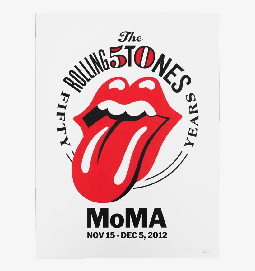 Home / Rolling Stones Moma Lithograph - Rolling Stones Shepard Fairey, transparent png #5661456