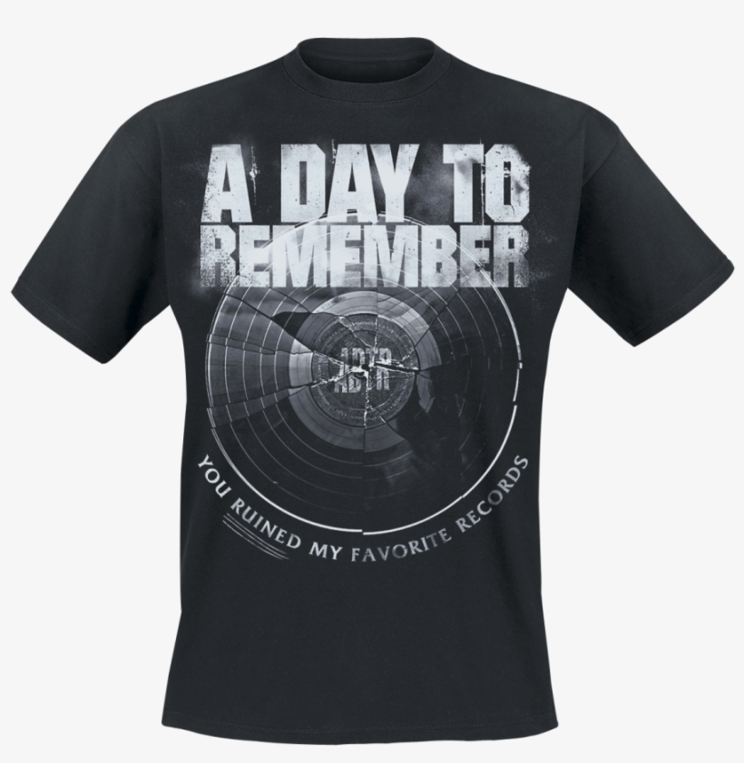 Vic A Day To Remember (broken Record) Crew Neck, transparent png #5661977