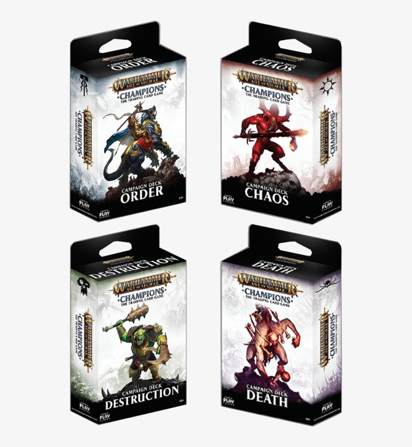 Warhammer Age Of Sigmar Champion Campaign Decks - Warhammer Age Of Sigmar, transparent png #5662499